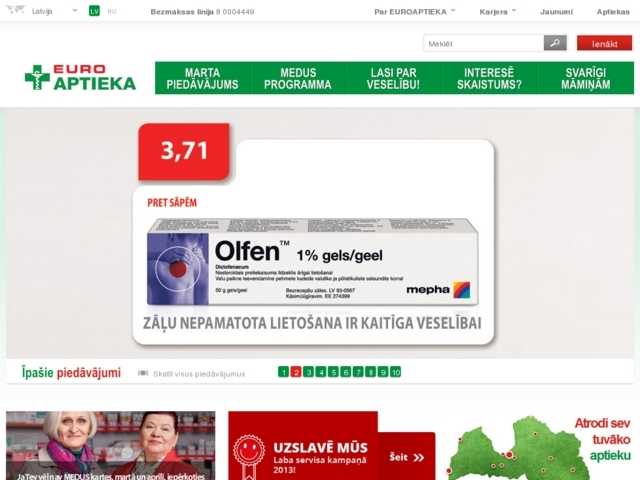 Euroaptieka, aptieka-13, SIA